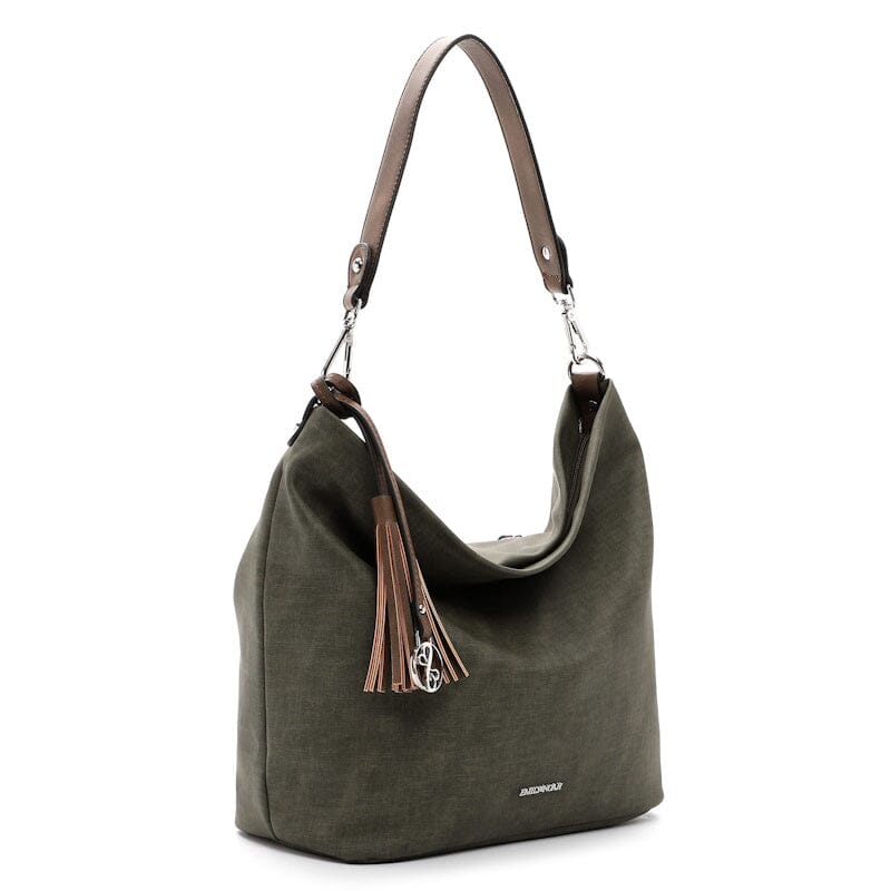 Emily & Noah Elke Bag in Bag Buidel Olive / Cognac
