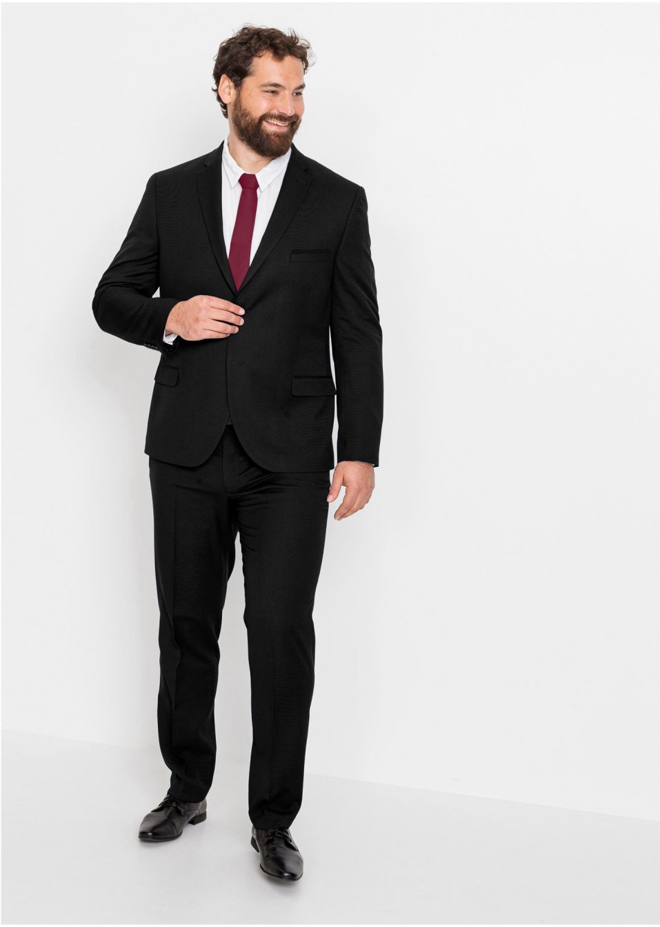 Costume 3 pièces : veste de costume, pantalon, cravate Slim Fit
