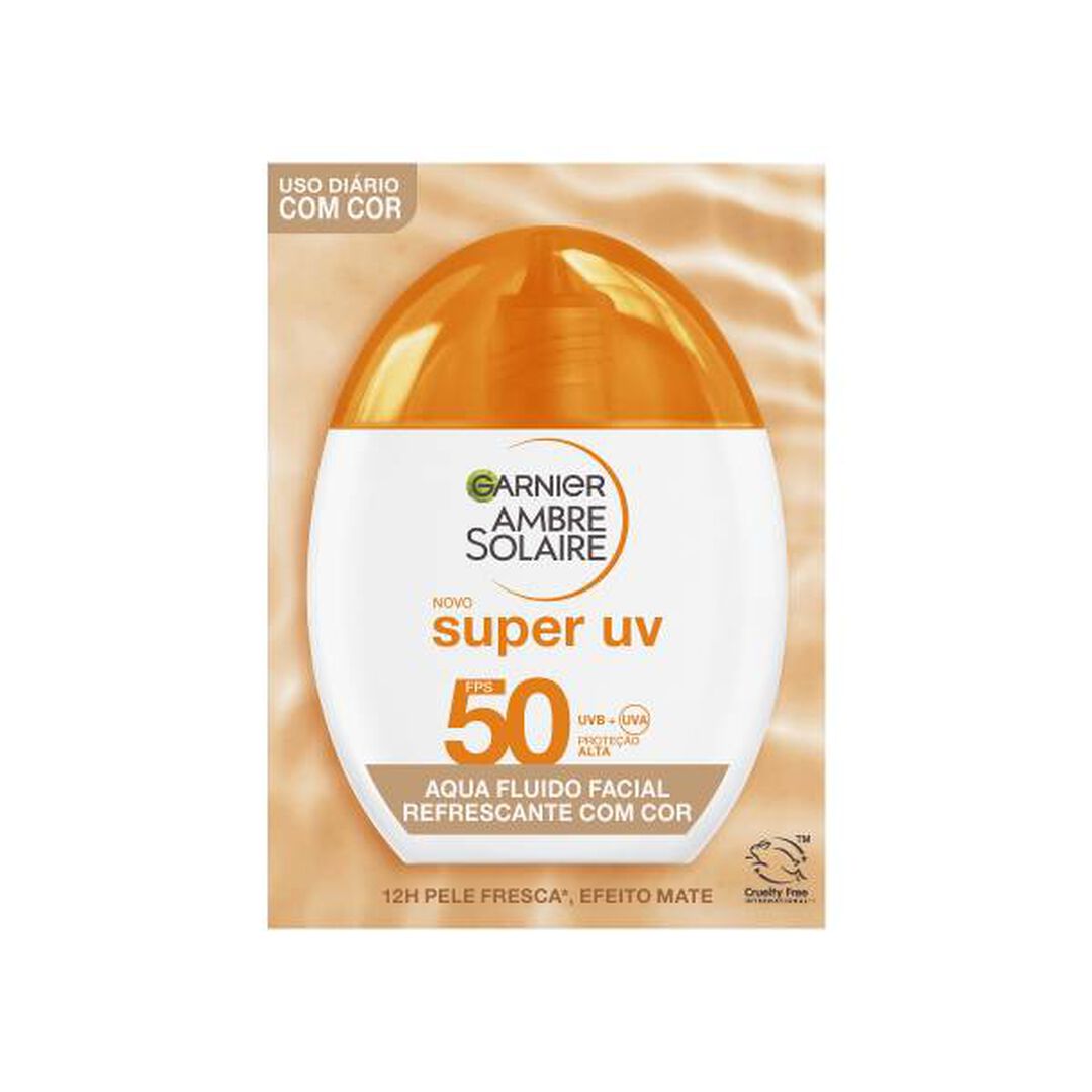 AMBRE SOLAIRE Super UV Vitamina C - Water Refresh Tinted - 40ml