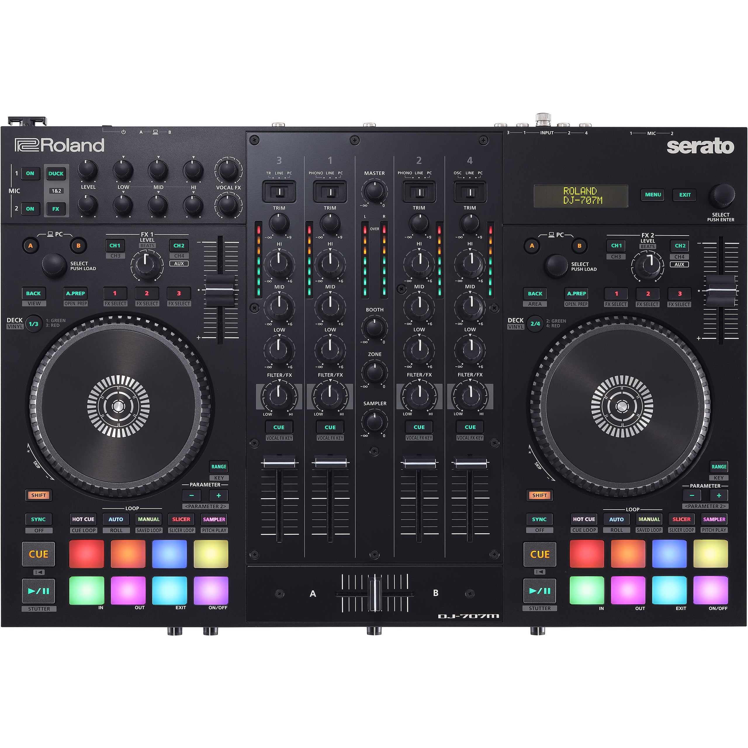 Roland DJ-707M mobiele DJ controller
