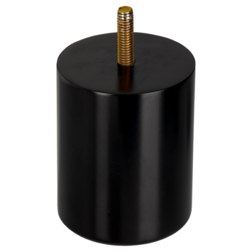 Duraline meubelpoot rond zwart Ø6,4x8 cm