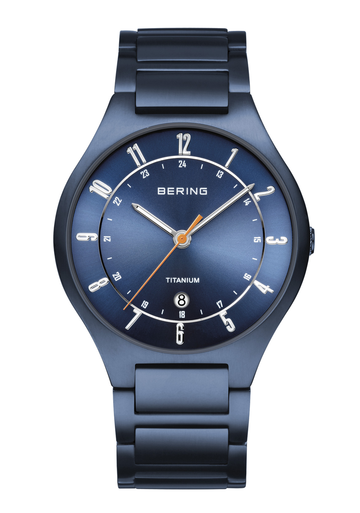 BERING Herrenuhr Ocean Blue Titanium 11739-797