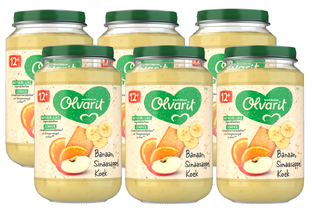 Olvarit 12m  Banaan Sinaasappel Koek 200GR