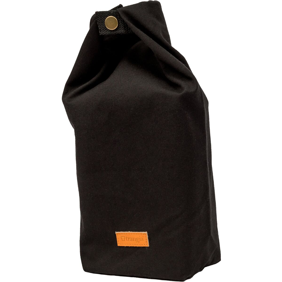 Roll top etui til matboks large, svart