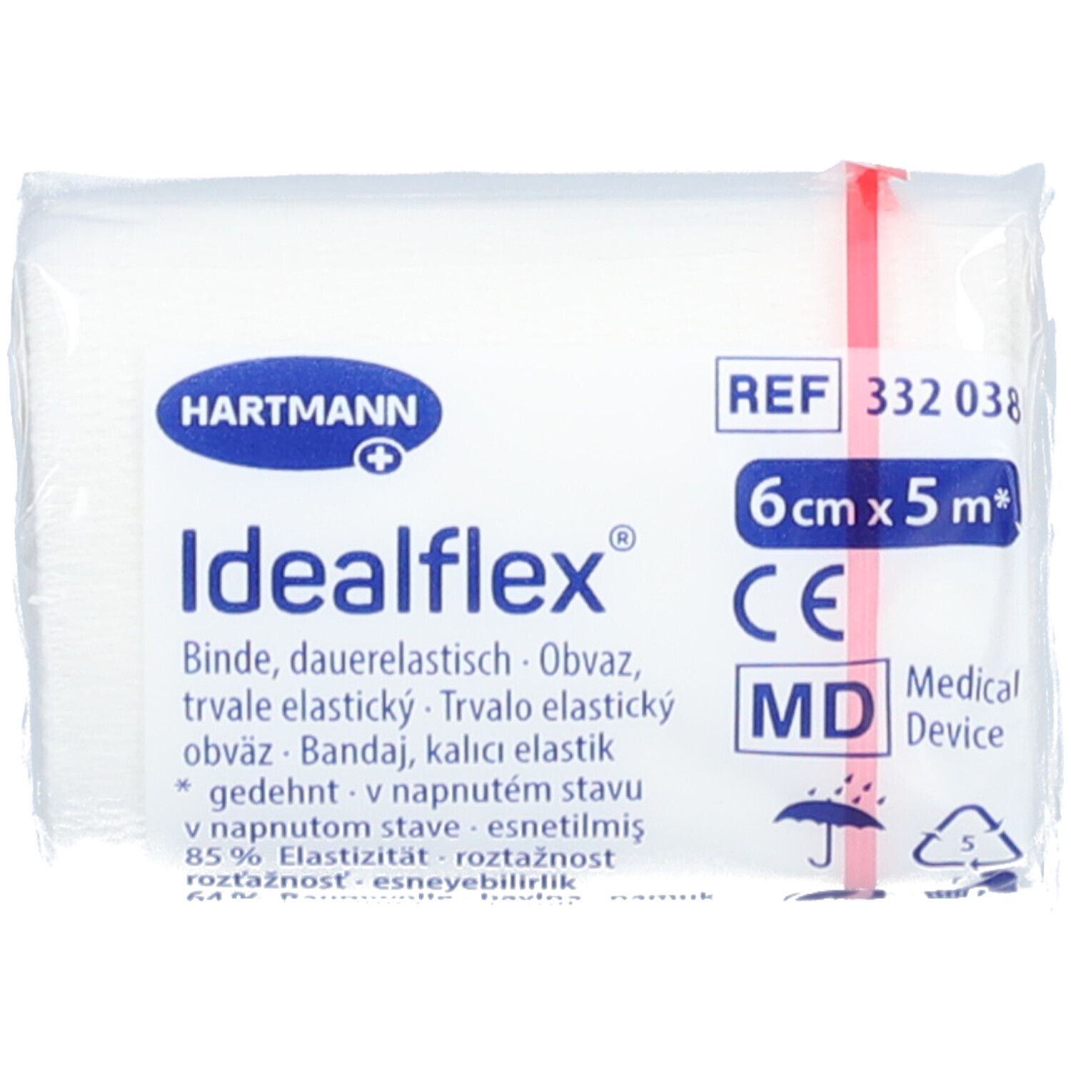 IDEALAST Universalbinde 6 cmx5 m weiß