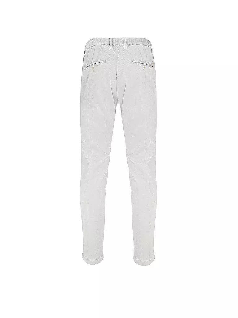 ALBERTO Cordhose Slim Fit hellgrau