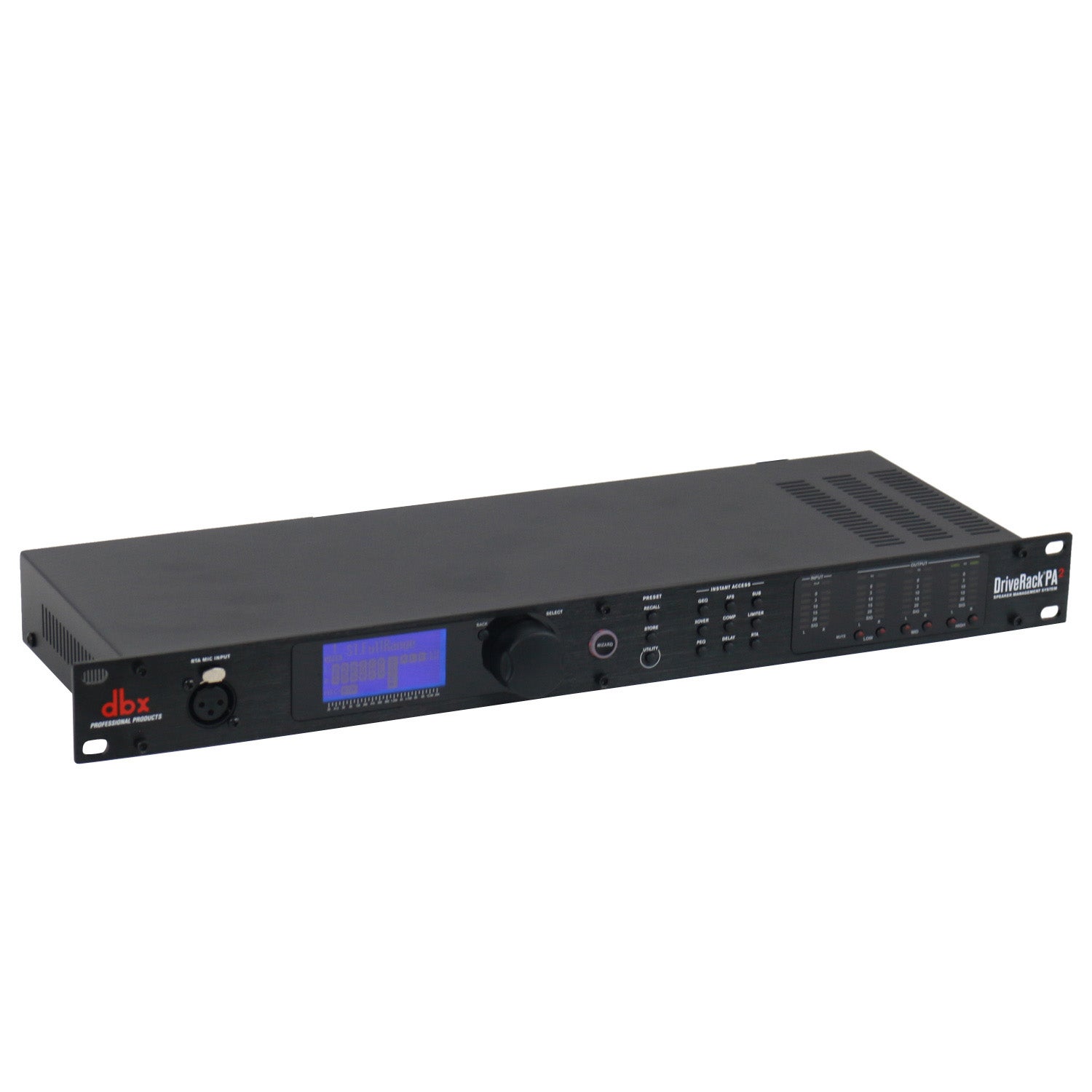 DBX DriveRack PA2 multifunctionele luidsprekerprocessor