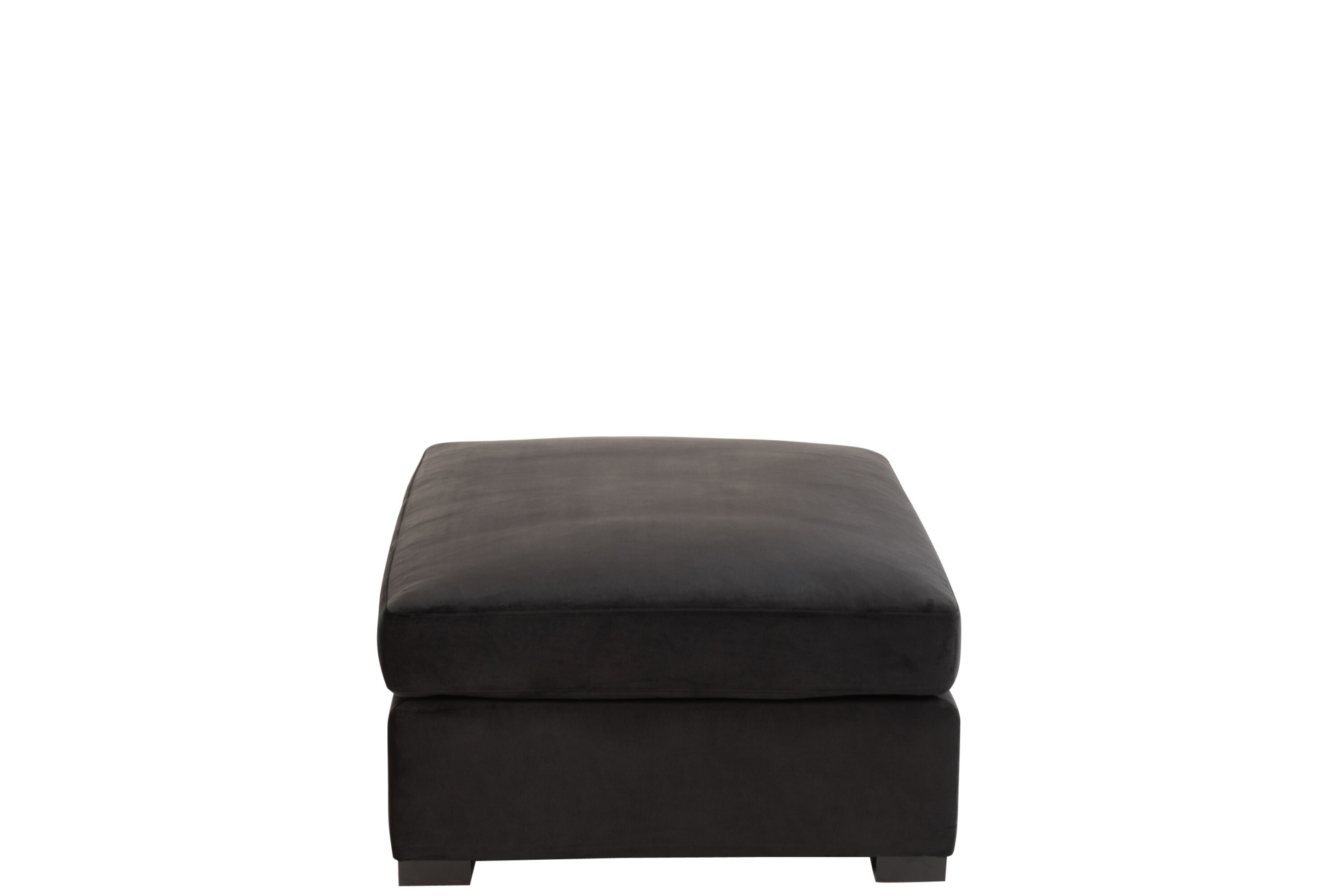 Ottoman velvet zwart