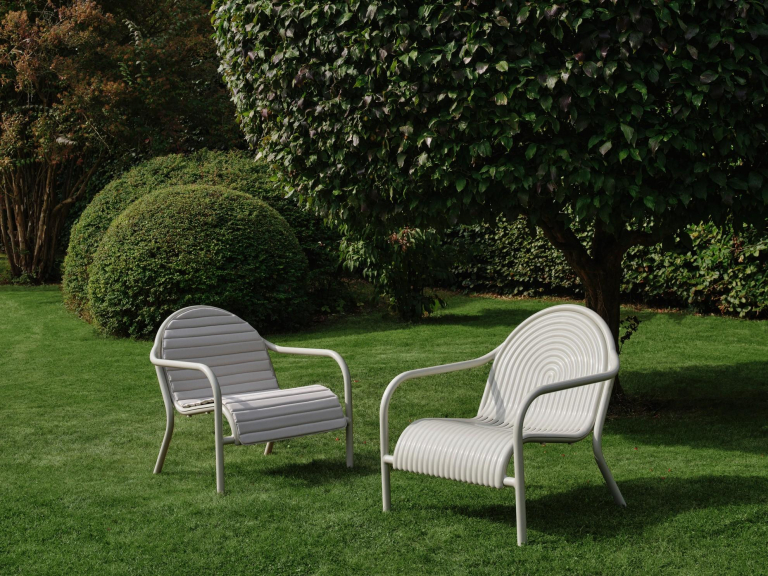 Tom Dixon Groove fauteuil Putty
