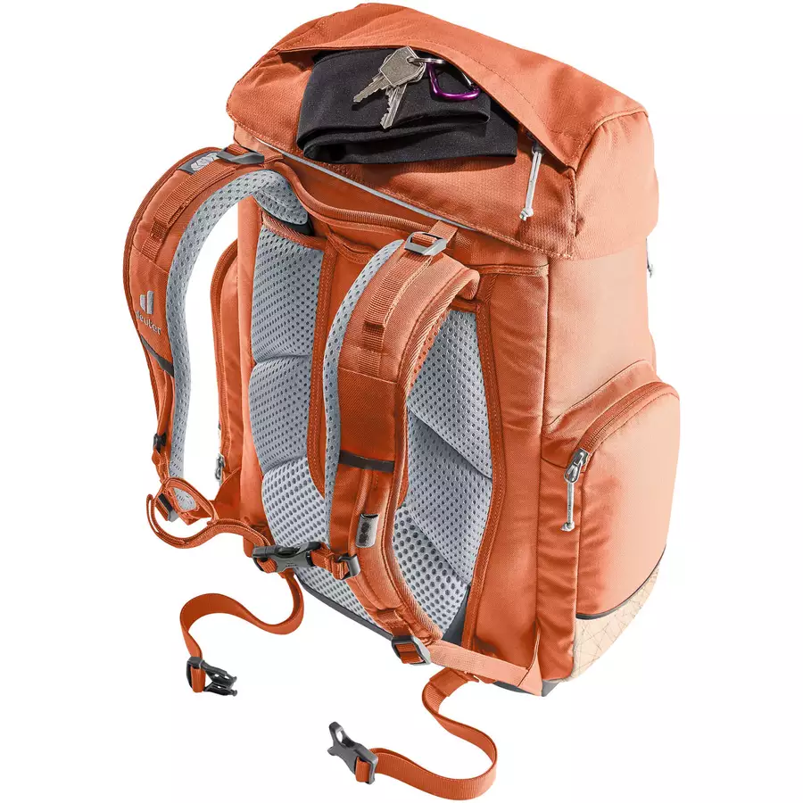 Deuter School Scula - Schulrucksack 49 cm chestnut-blush micado