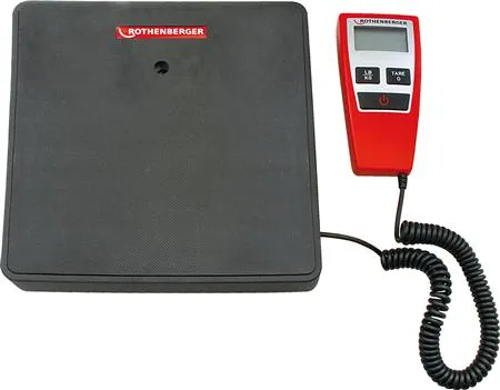 ROTHENBERGER Roscale digitalt vægt, op til 120 Kg. Nøgagtighed på  /- 0,5 GRAM