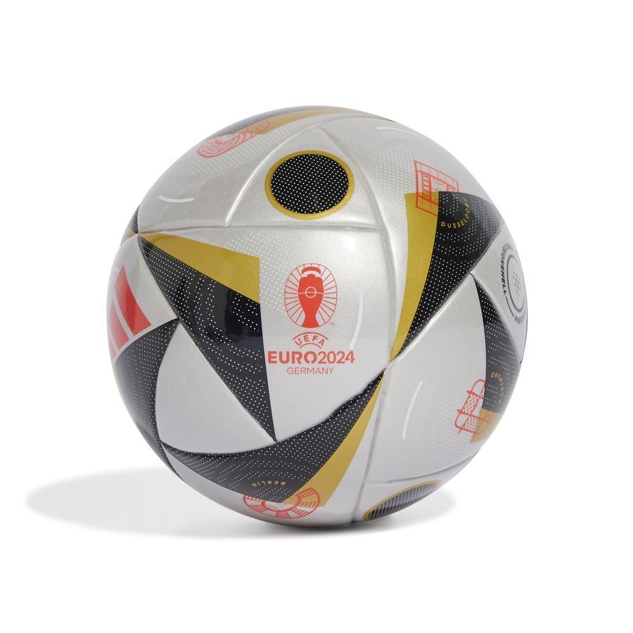 adidas Ballon FUSSBALLLIEBE Mini Finale EURO 2024 - Argenté/Doré/Noir