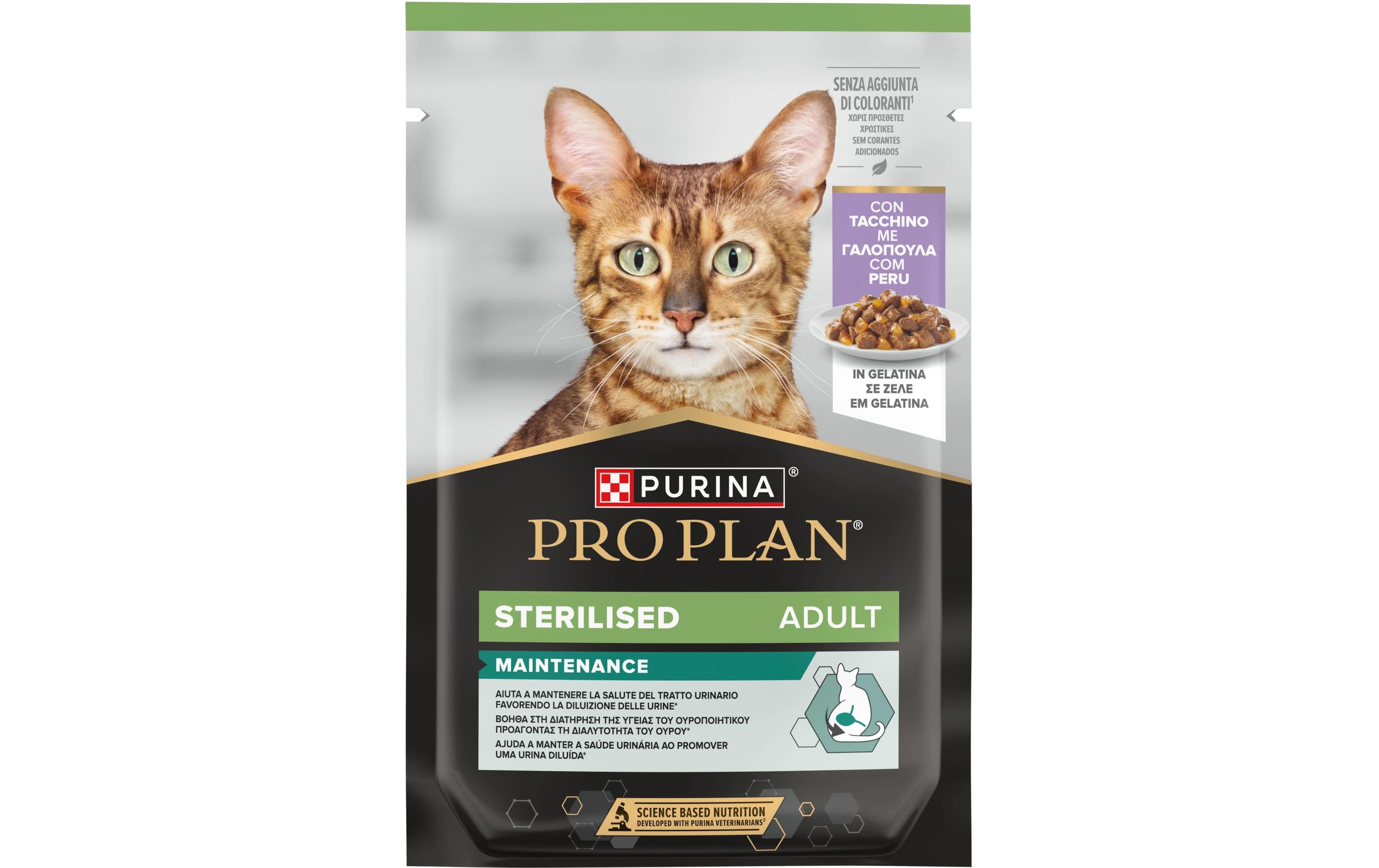 Nassfutter Adult Sterilized Gelée Truthahn 26 x 85 gAlleinfuttermittel für ausgewachsene kastrierte Katzen