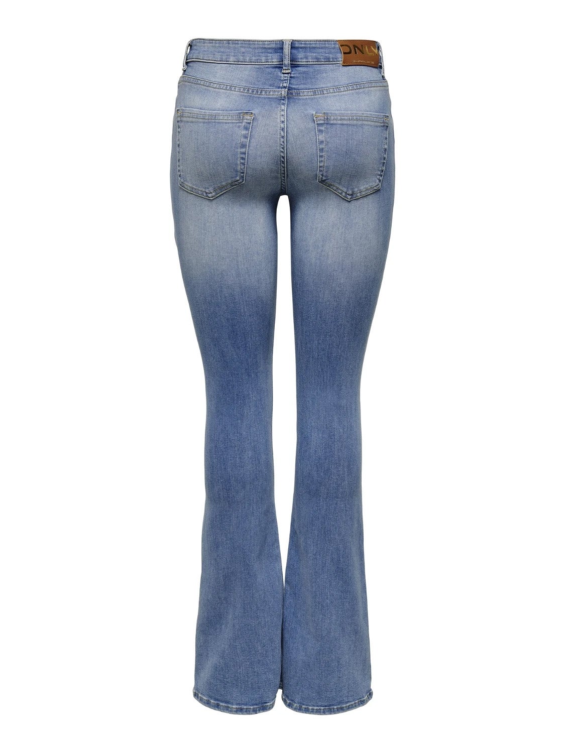 ONLY  Blush Mid Flared Denim