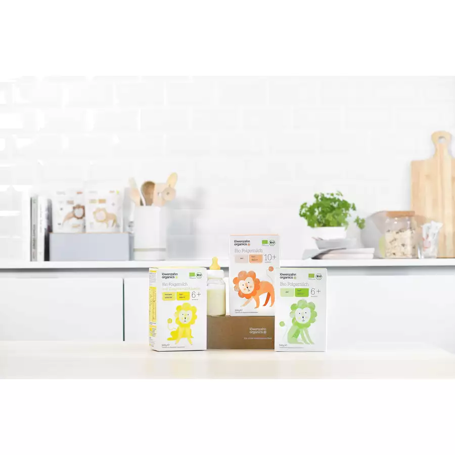 löwenzahn organics Folgemilch 3 5x 500 g ab dem 10+ Monat