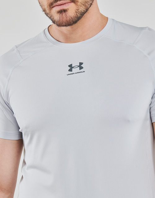 Under Armour - UA HG ARMOUR NOV FITTED SS - Halo Gray /  / Pitch Gray