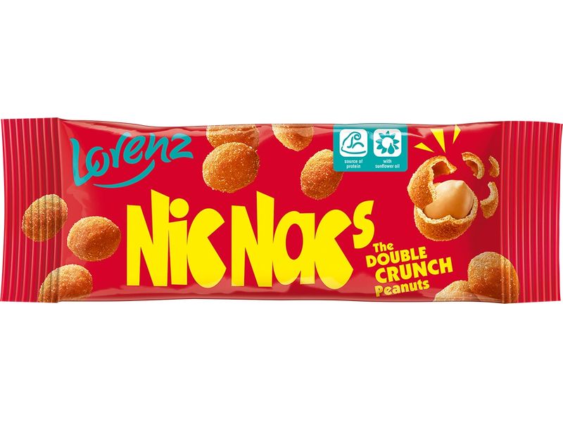Lorenz Nic Nac's 24 x 40 g Knackige Erdnüsse im knusprigen Teigmantel