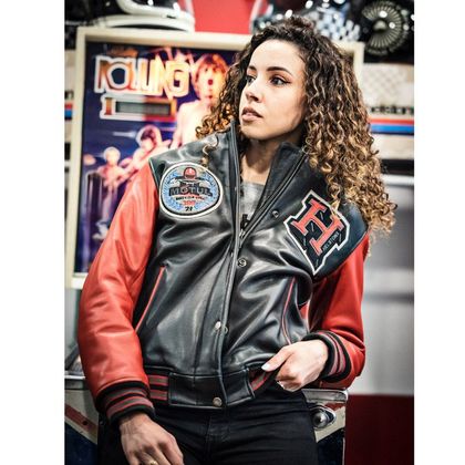 Blouson Helstons STUDENT MOTUL - Noir / Rouge
