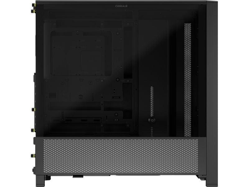 Corsair PC-Gehäuse Frame 4000D Schwarz Midi Tower-Gehäuse mit Seitenfenster