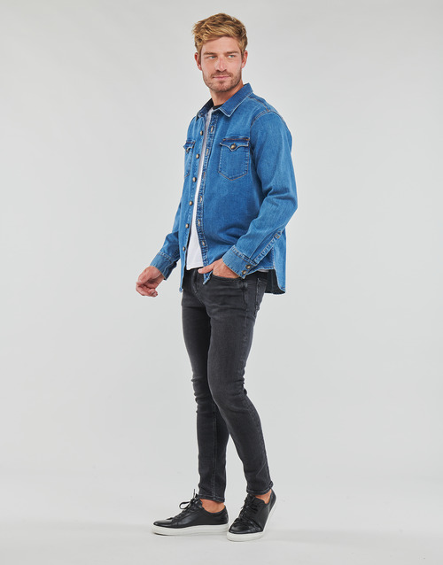 Scotch & Soda - SKIM SKINNY JEANS CARBON - Gris