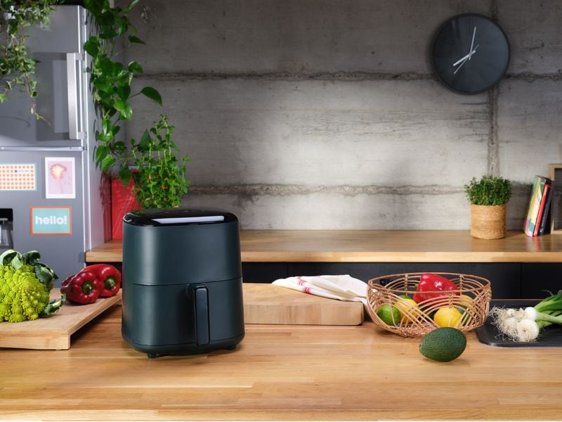 Tefal Heissluft-Fritteuse Easy Fry Max EY2453CH Dunkelgrün Vielseitiges Kochgerät mit Heissluft