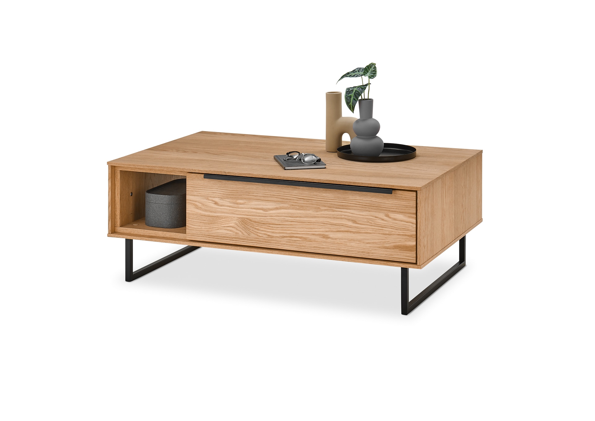 set one by Musterring CouchtischJackson 110 x 40 cm Eiche furniert/Eiche Nachbildung