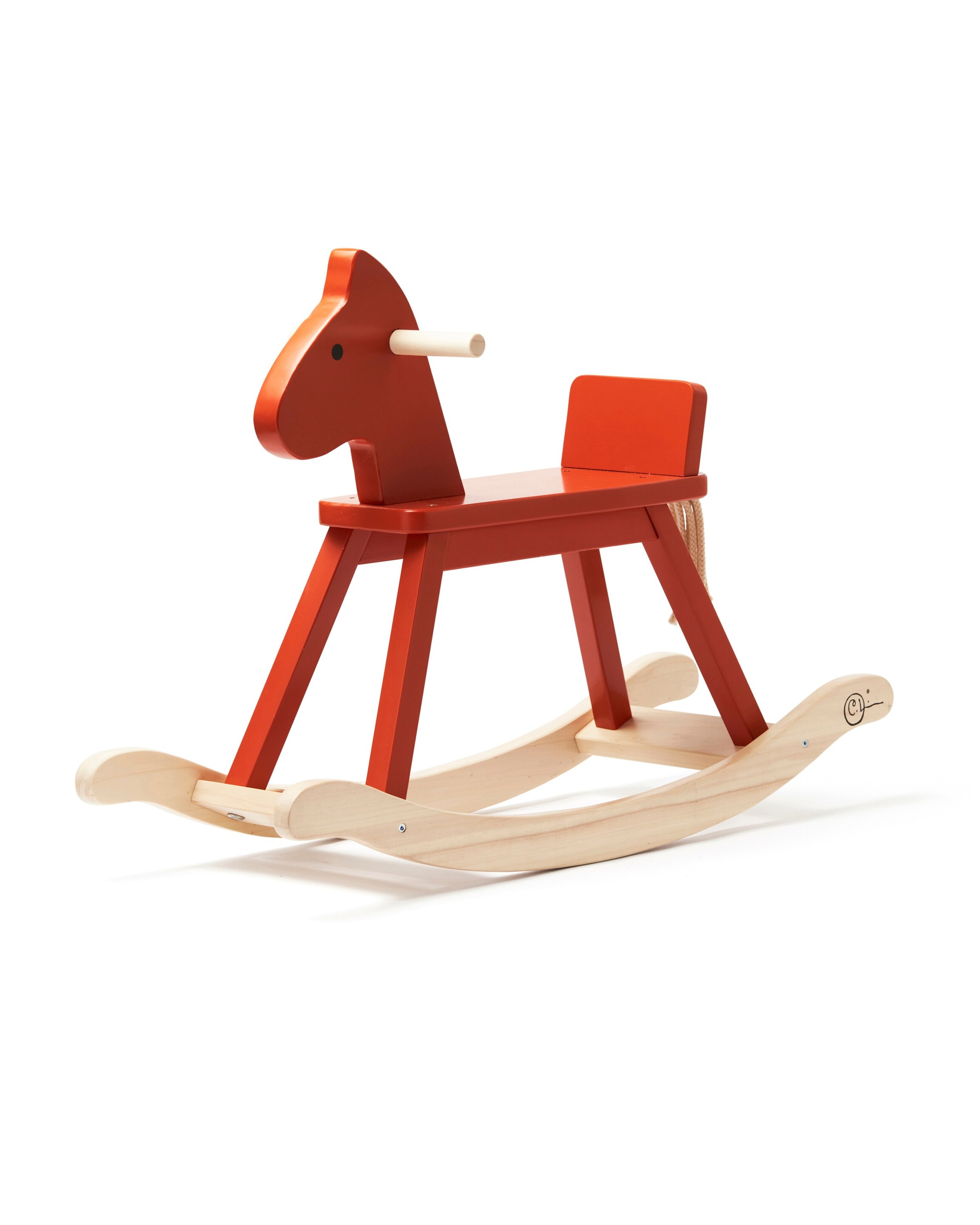 Kids Concept Schaukelpferd orange-rot Carl Larsson