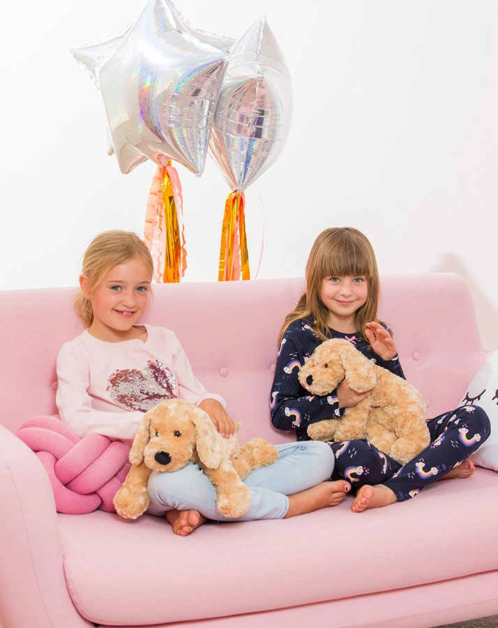 Kuscheltier SCHLENKERHUND (40 cm) in beige