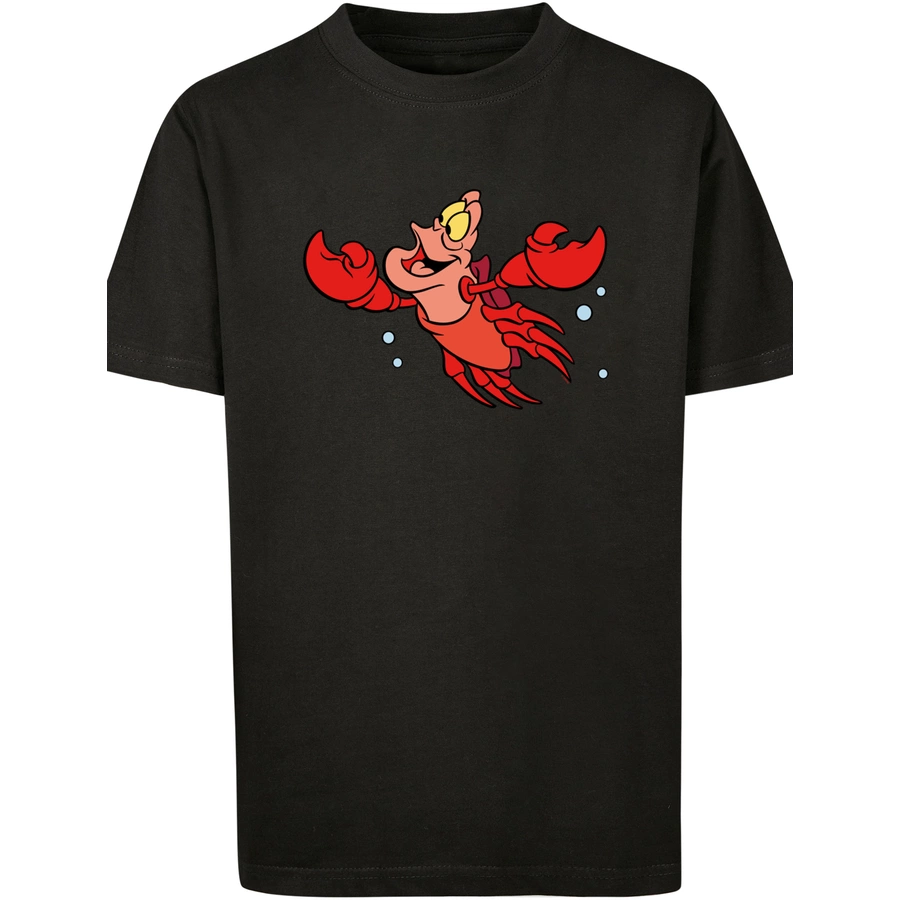F4NT4STIC T-Shirt  Arielle die Meerjungfrau Sebastian Bubbles schwarz