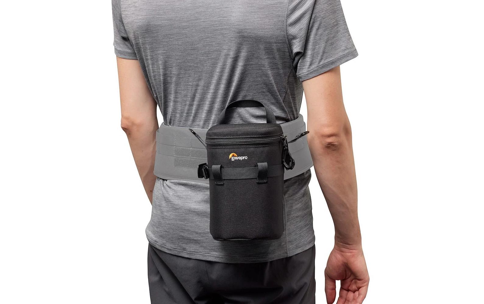 Objektivtasche ProTactic LCS 11 x 18 IIIGepolsterte Tasche mit Zurrgurt für Objektive bis zu 11 cm Durchmesser und 18 cm Länge