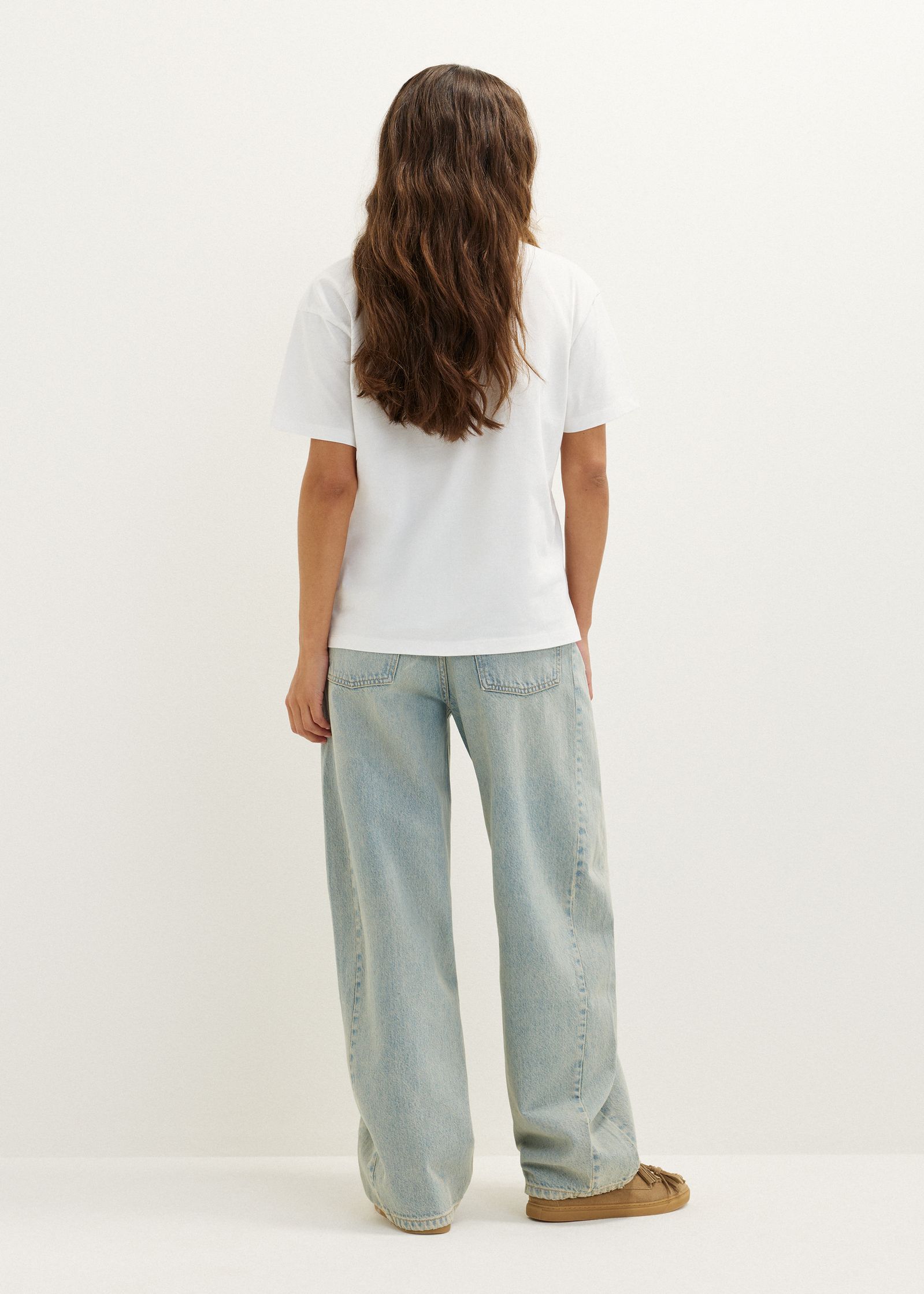 T-shirt met tekstprint