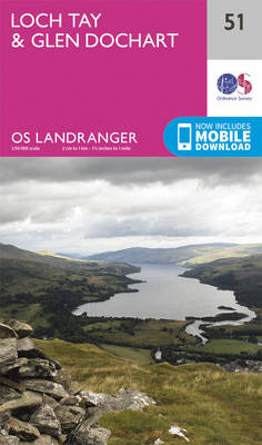 Loch Tay & Glen Dochart - OS Landranger Map 051 (Sheet map, folded)