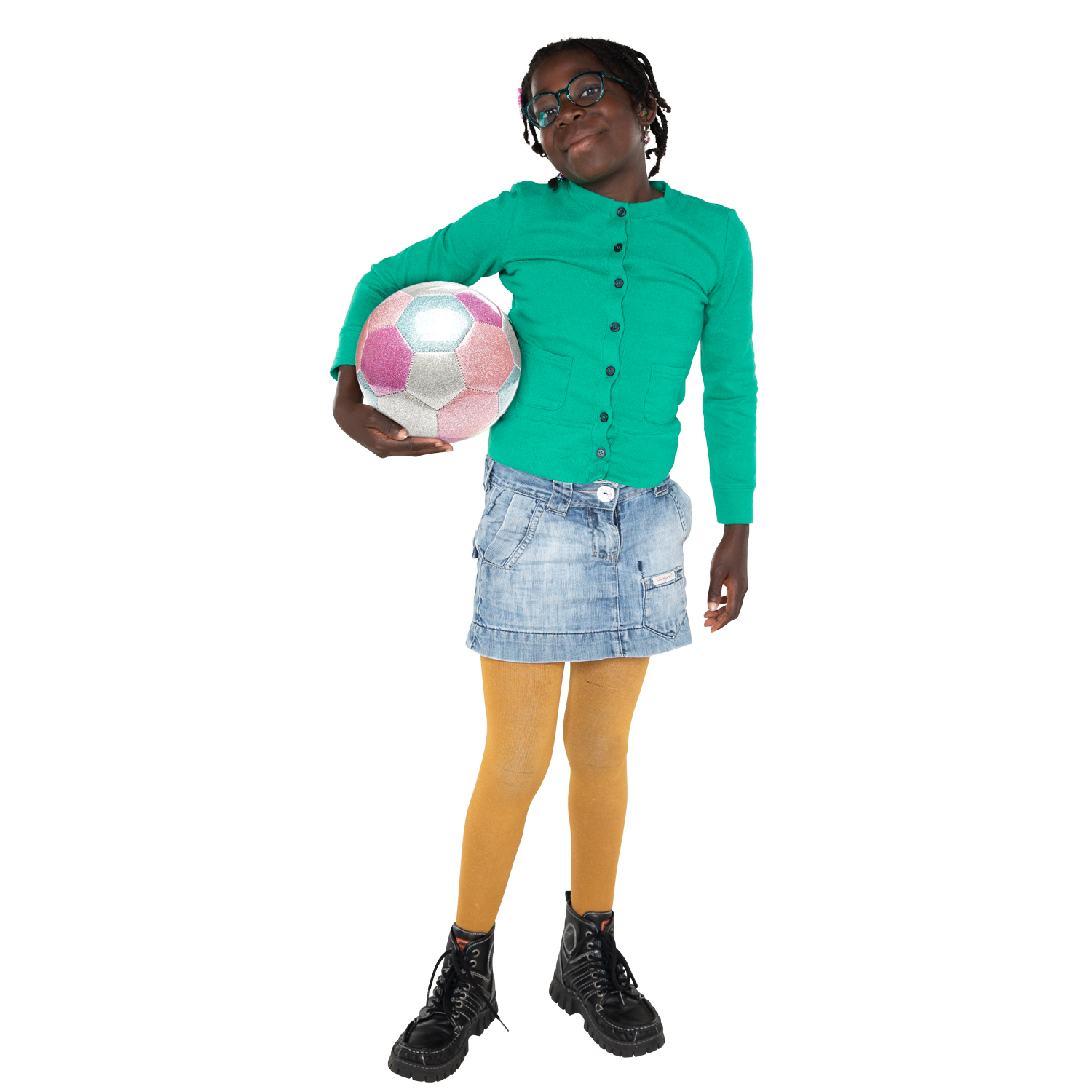 Metallic Voetbal Roze