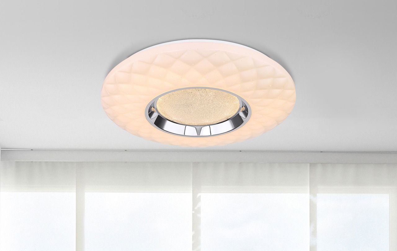 Globo Lighting Deckenleuchte Metall weiß