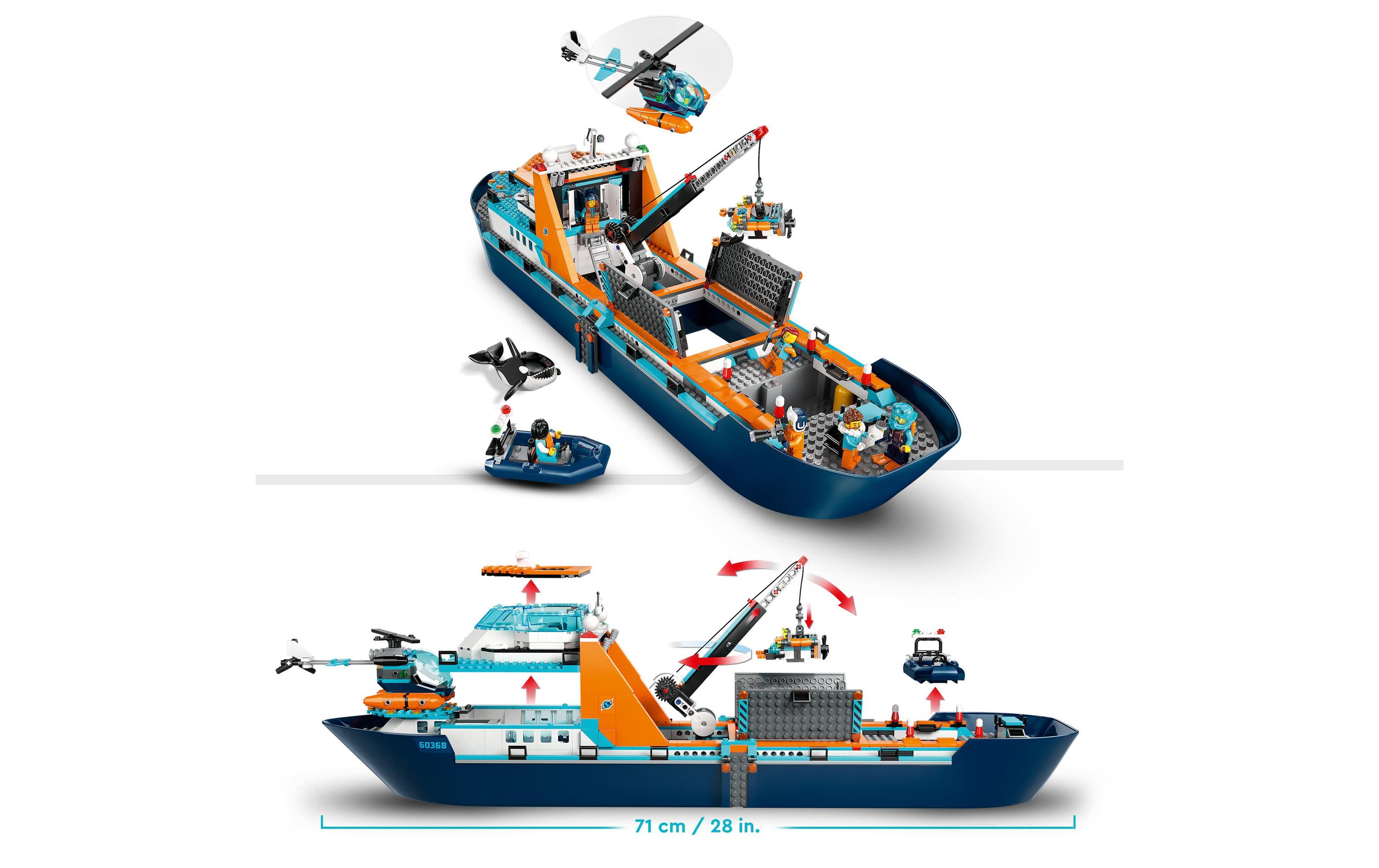 City Arktis-Forschungsschiff 60368<br>Ozean-Spielset