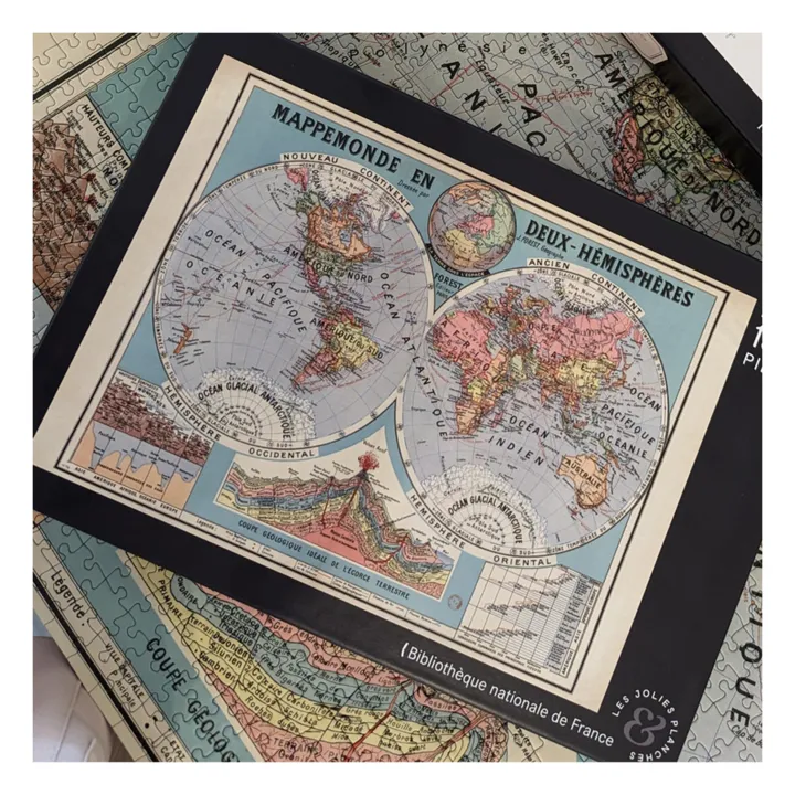 Les Jolies Planches Puzzle Mappemonde