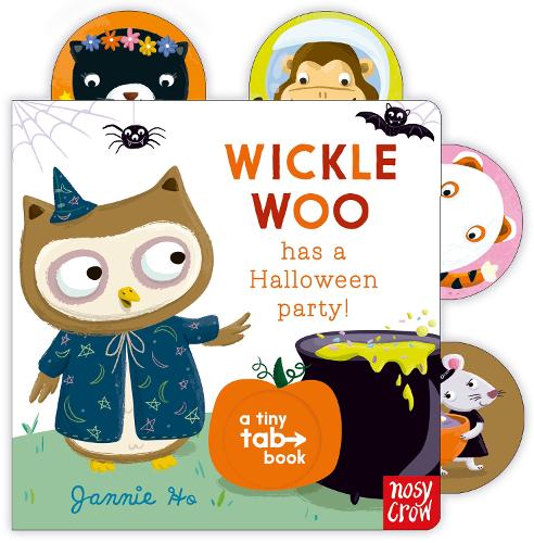 Tiny Tabs: Wickle Woo has a Halloween Party - Tiny Tabs (Board book)