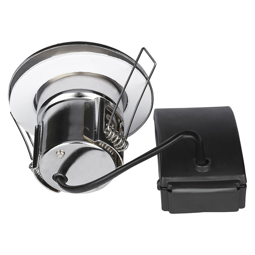 LED downlights - PRO Brandwerende Geïntegreerde - Samsung - IP65 - Chroom - 5 Watt - 500 Lumen - 6400K - 5 jaar