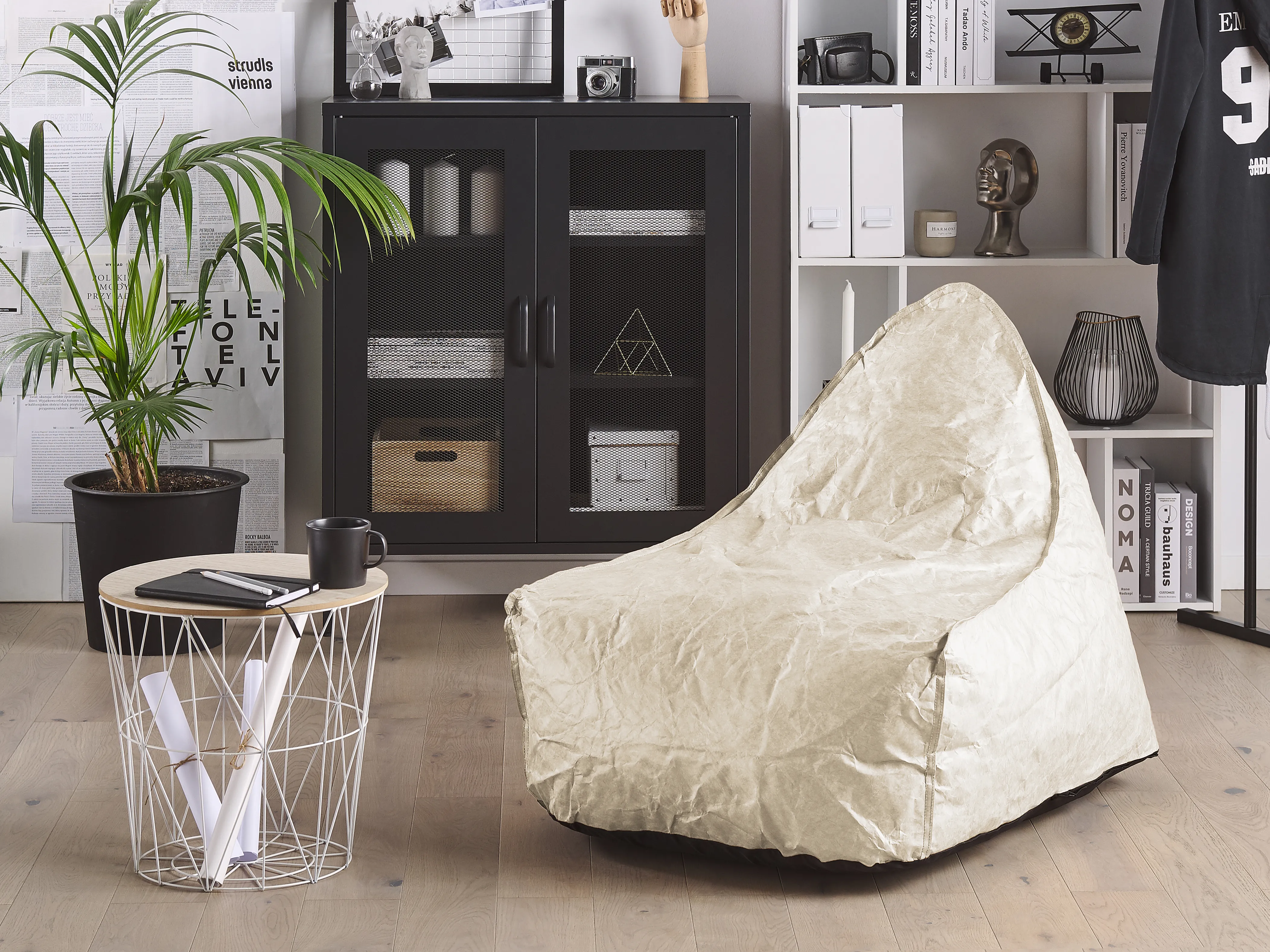 Zitzak 200 L DROP 63 cm 75 cm Lichtbeige