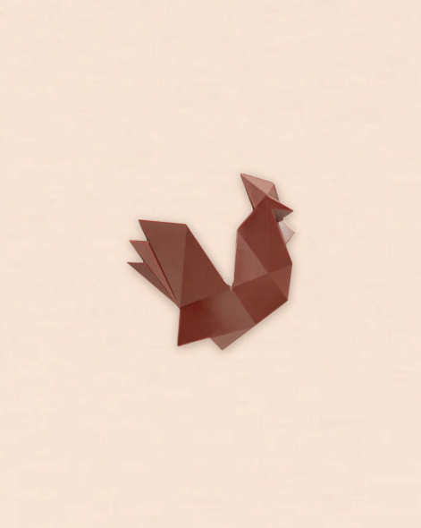 Petit coq chocolat au lait 45% | Le Chocolat Alain Ducasse 25g