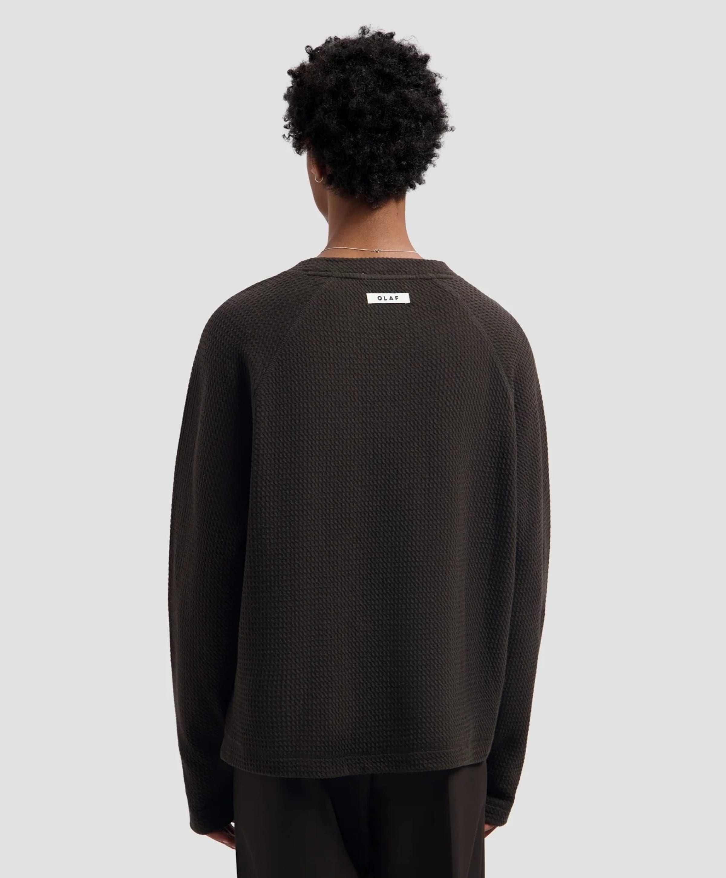 Olaf Heren sweater bruin