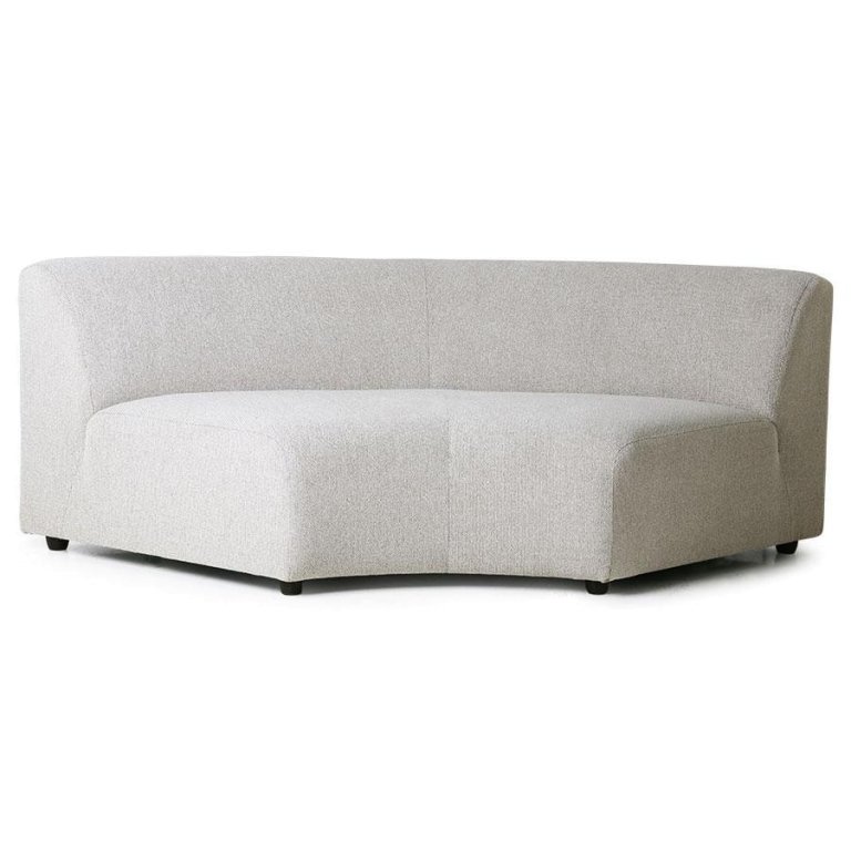 HKliving Jax bank element rond light grey