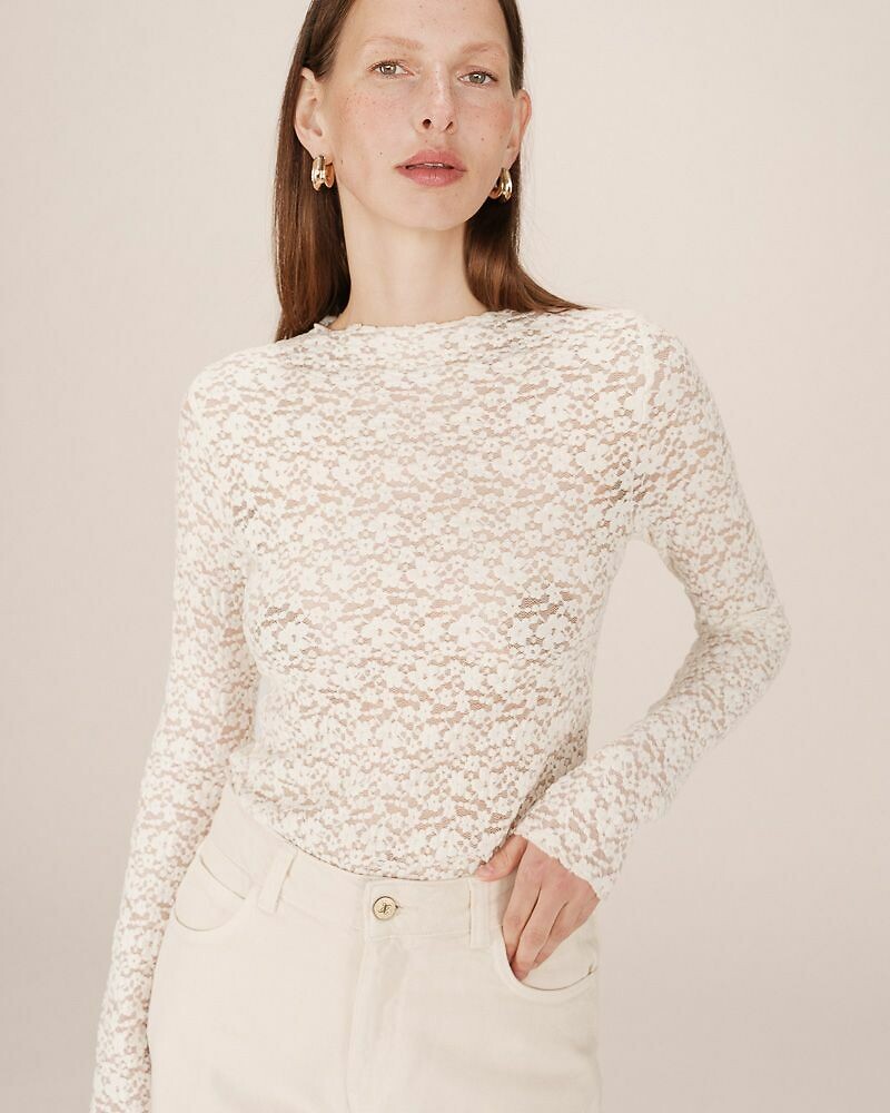 GRACE & MILA<br>Camiseta de renda SHADY