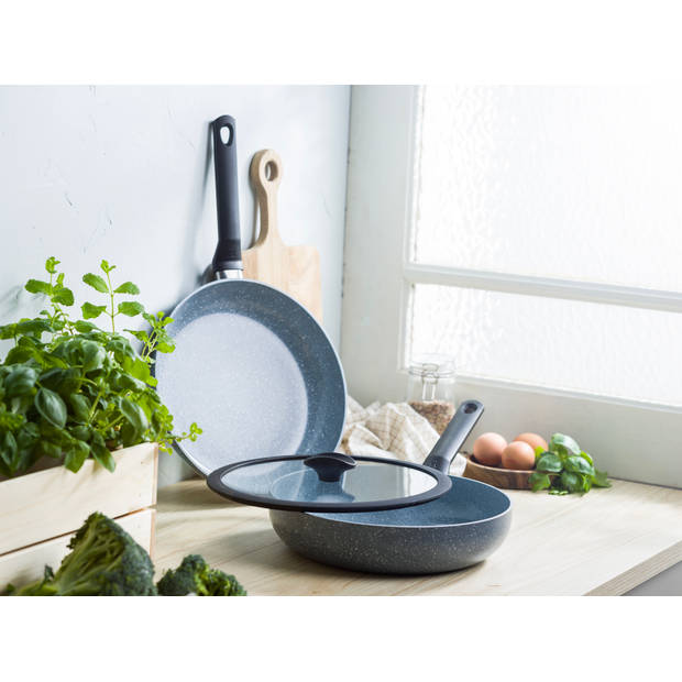 BK Blue Label Granite Hapjespan - Ø 28cm - keramisch (PFAS vrij)