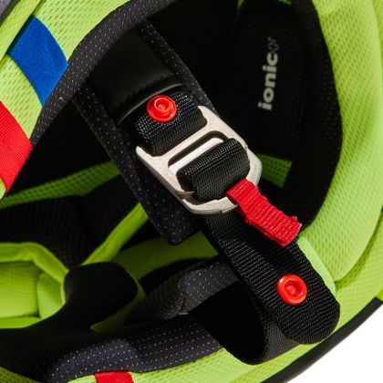 Casque cross Fox V3 - REVISE 2024 - Rouge / Jaune