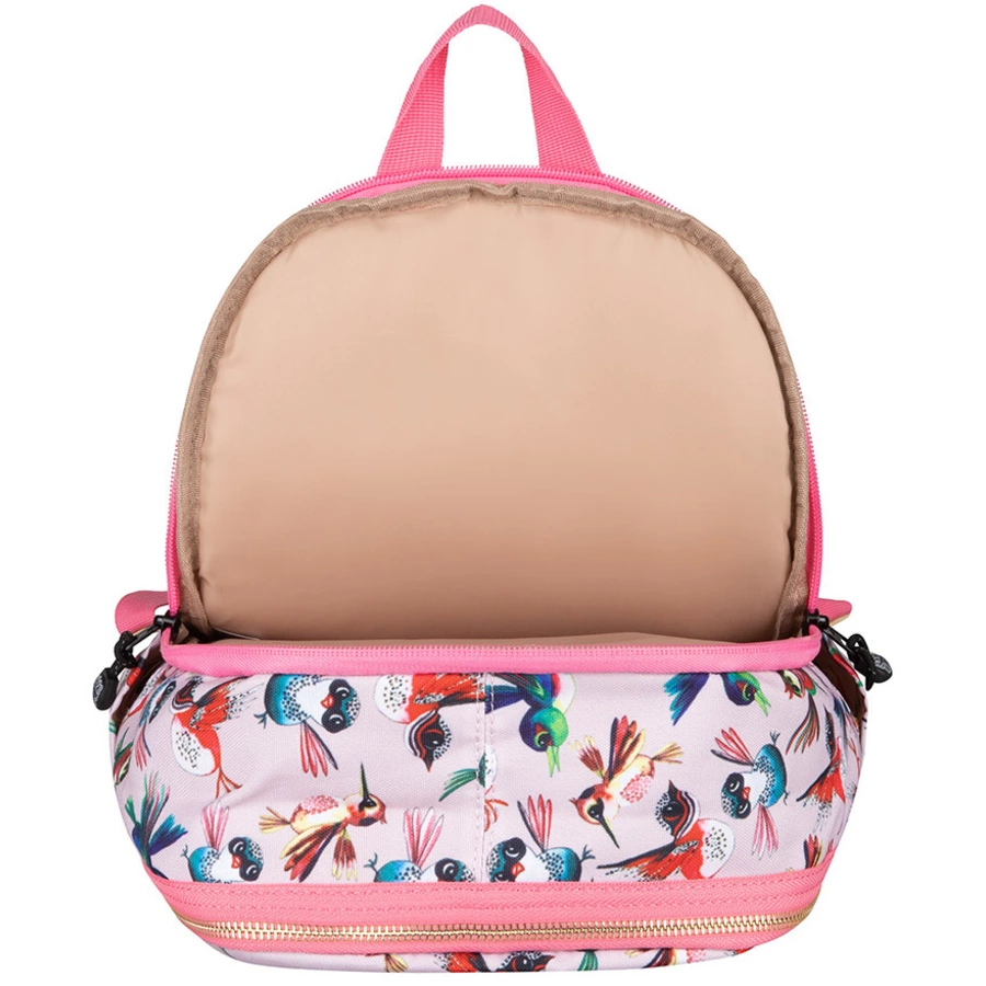 Pick & Pack Rucksack Birds M rosa