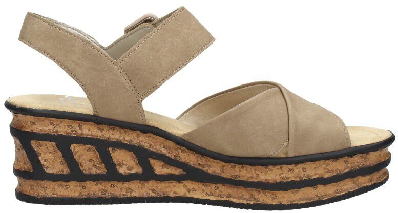 Rieker Sandalen Hak beige