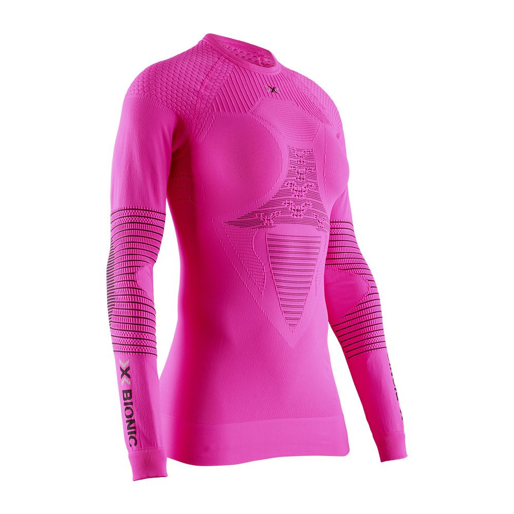 X-Bionic ENERGIZER 4.0 - Sous-couche Femme neon flamingo/anthracite