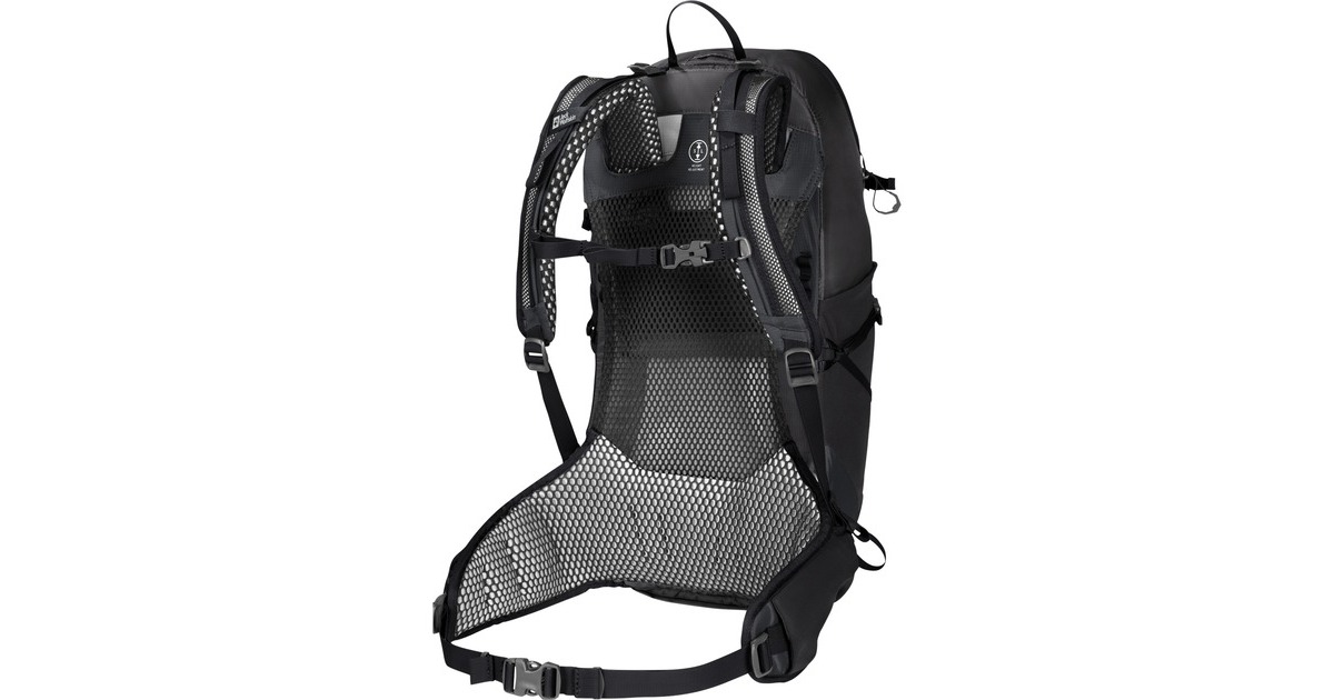Jack WolfskinPrelight Vent 25 S-L rugzak  (Zwart)