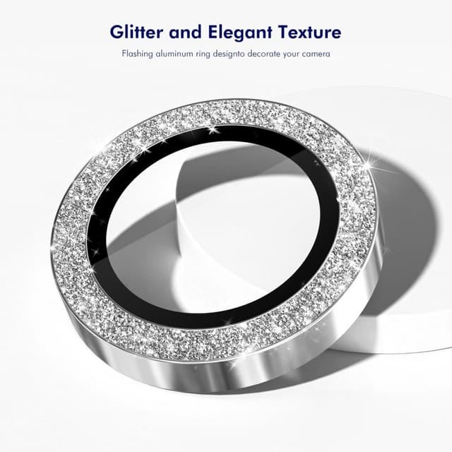ENKAY Til Samsung Galaxy Z Flip7 Kamera Linsebeskytter Hærdet Glas Glitter